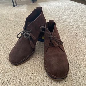 Leather Brown Booties